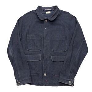 Apolis Global Citizen Indigo Wool Chore Jacket Men's Size XXL Made in USA